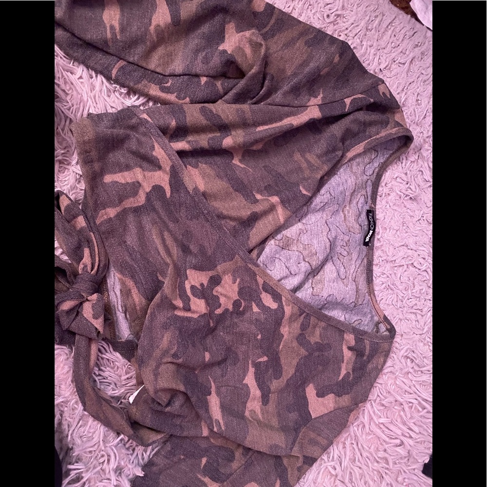 camouflage top